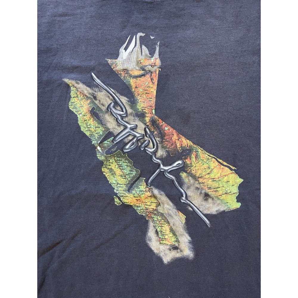 Vintage Ruff Ryders 'Smash Da West Coast' Tee Shirt 90s Hip Hop New York DMX 2XL - Picture 2 of 10